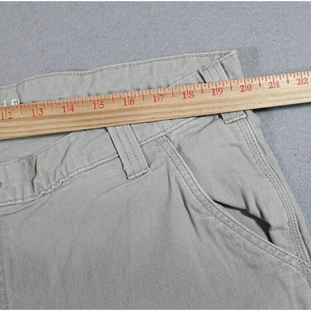 Carhartt Work Pants Size 40x28Gray Relaxed Fit Outdoor side Pocket‎ Tag 42x30